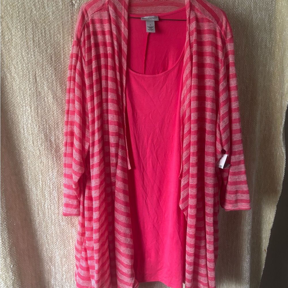 Catherines Cardigan with attached tank